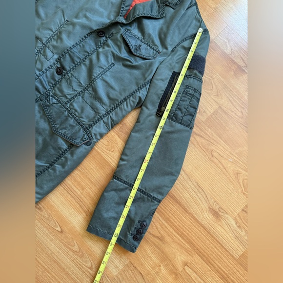 Vintage DKNY Jeans Men’s Size S Brooklyn Style Used Khaki Cotton Jacket - Picture 9 of 16